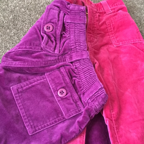 Gorgeous 4t two pair elastic waistband zipper & pockets 💜 - Picture 3 of 4